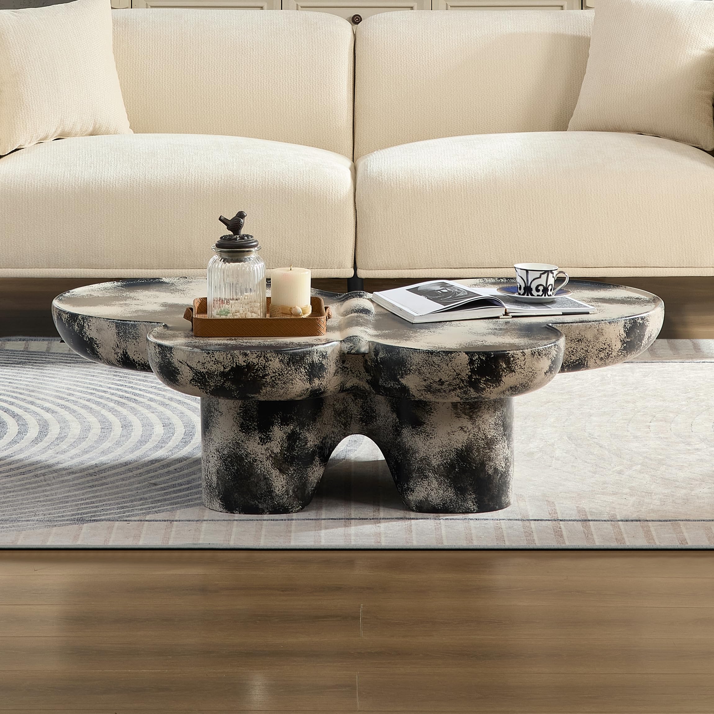 Butterfly Design Art Coffee Table