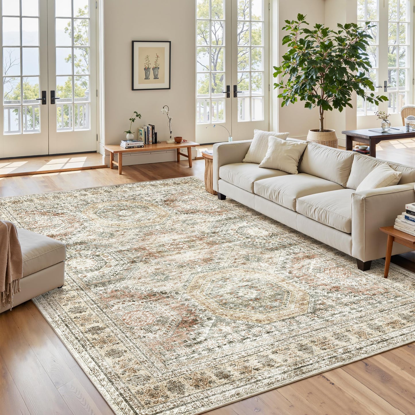 Washable Non-Slip Area Rug