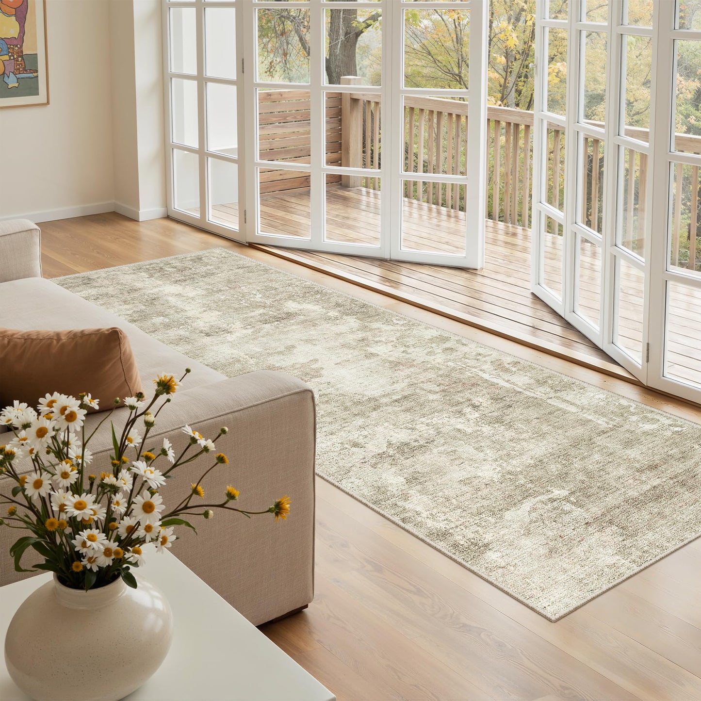 Washable Non-Slip Area Rug