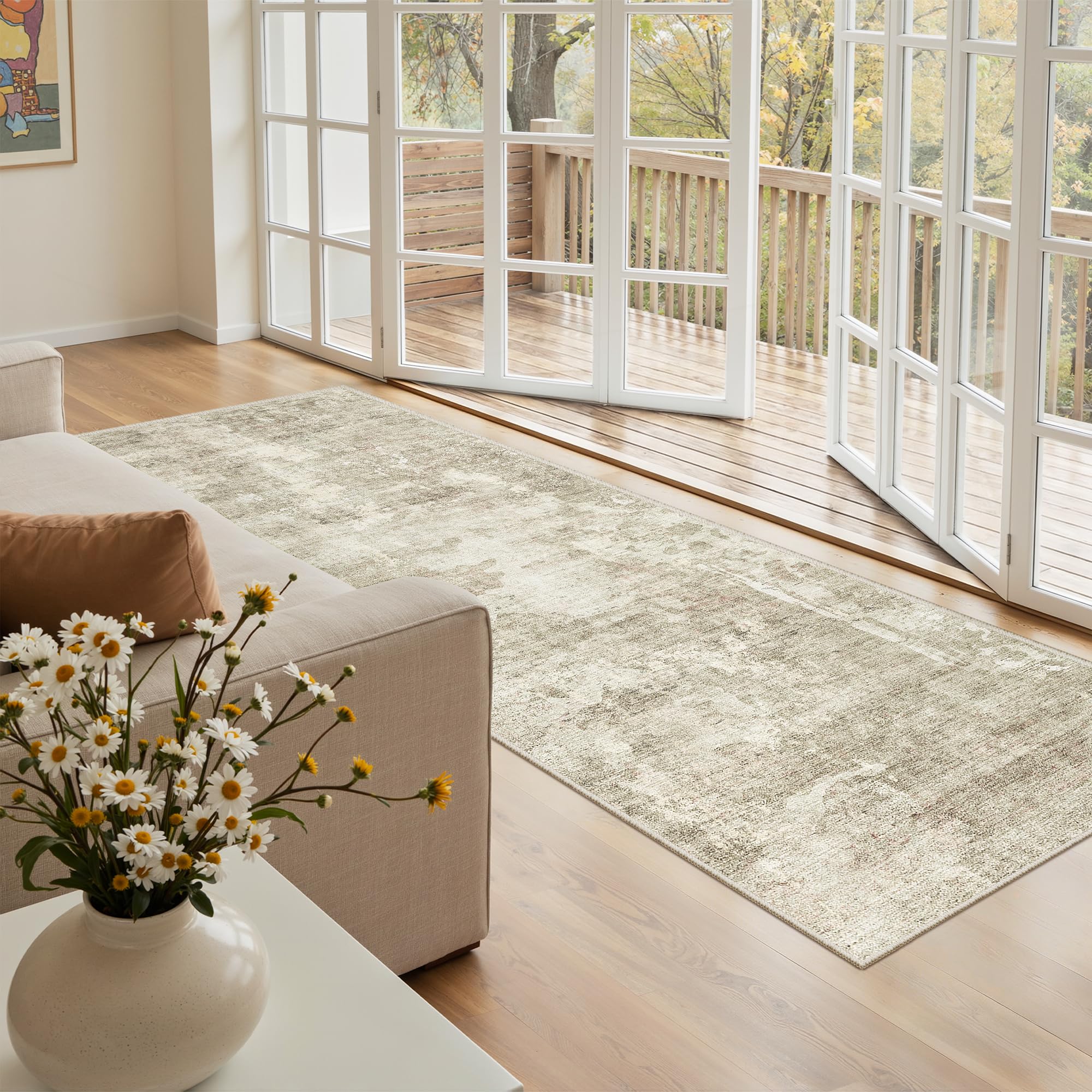 Washable Non-Slip Area Rug