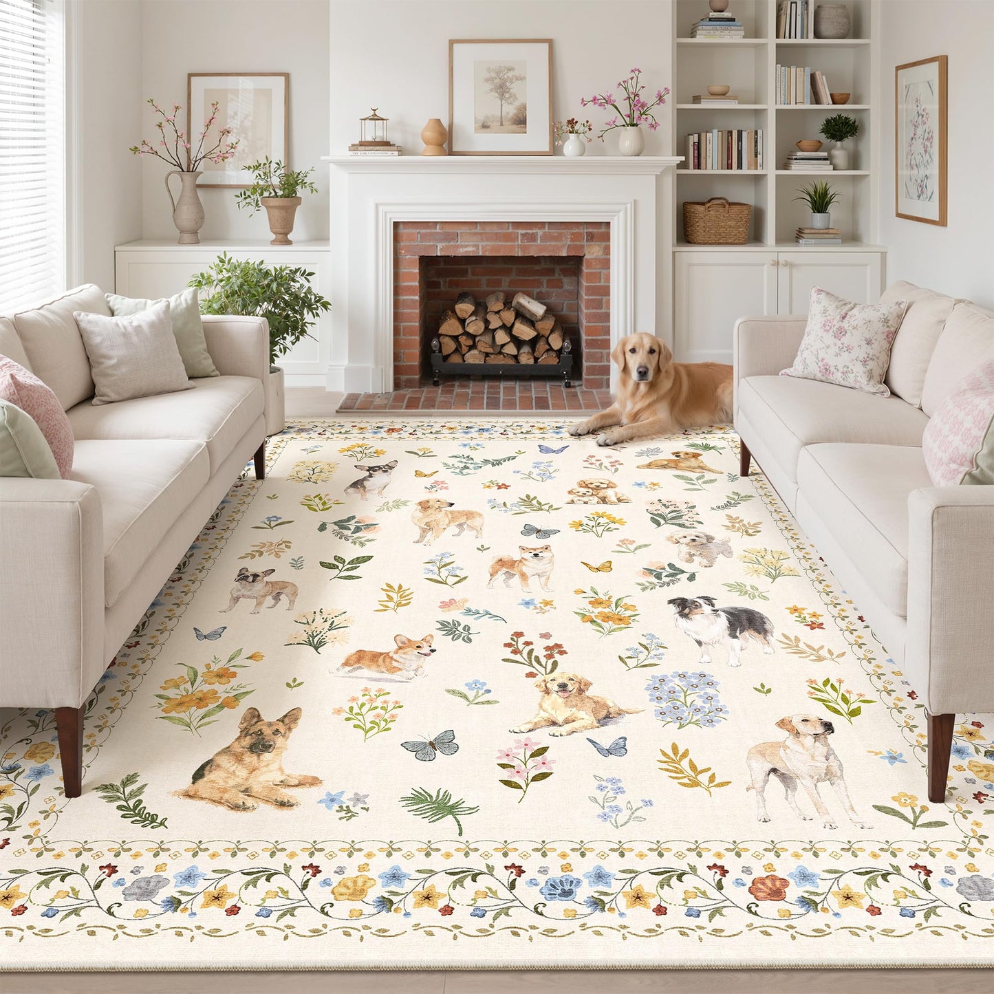 Washable Non-Slip Area Rug