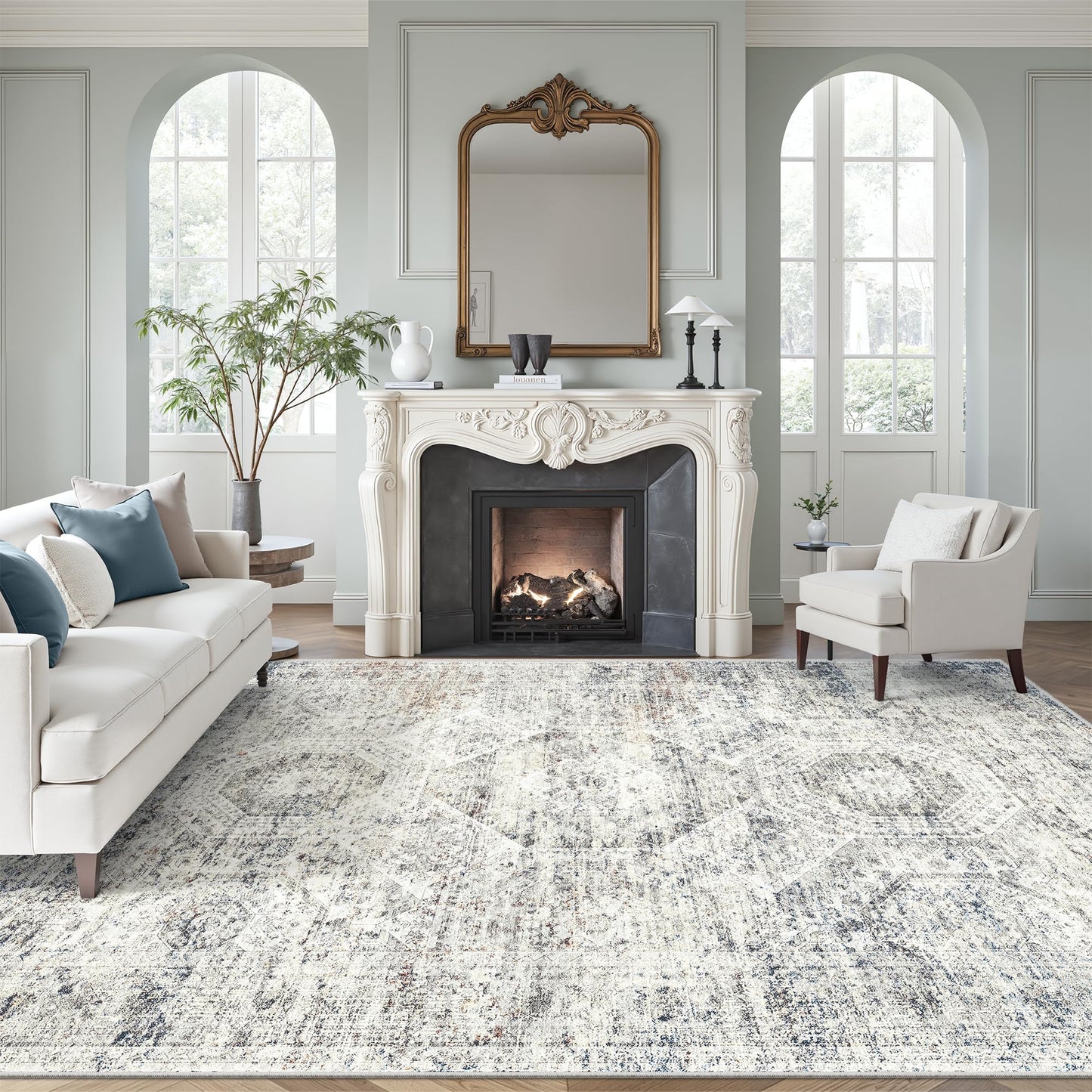 Washable Non-Slip Area Rug