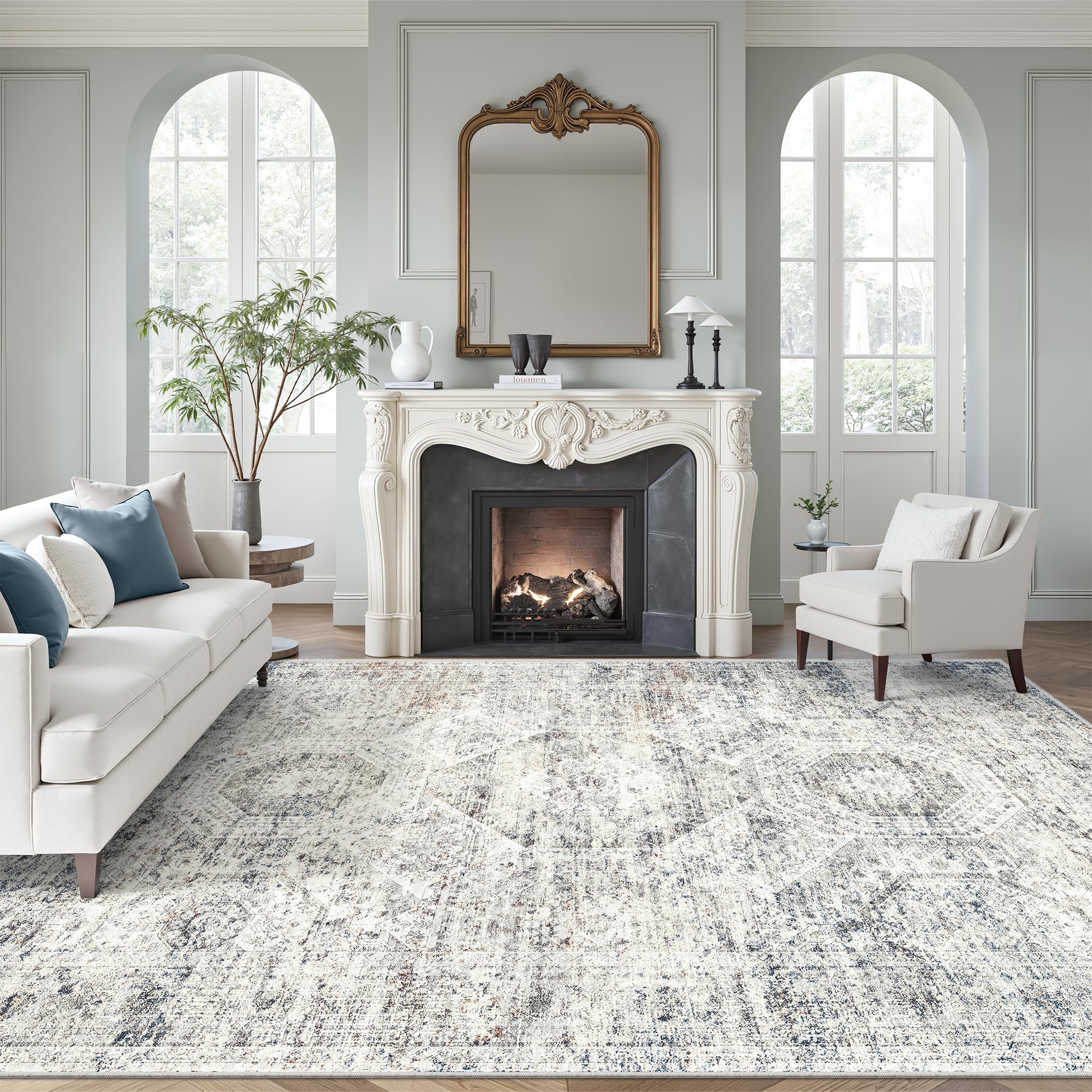 Washable Non-Slip Area Rug