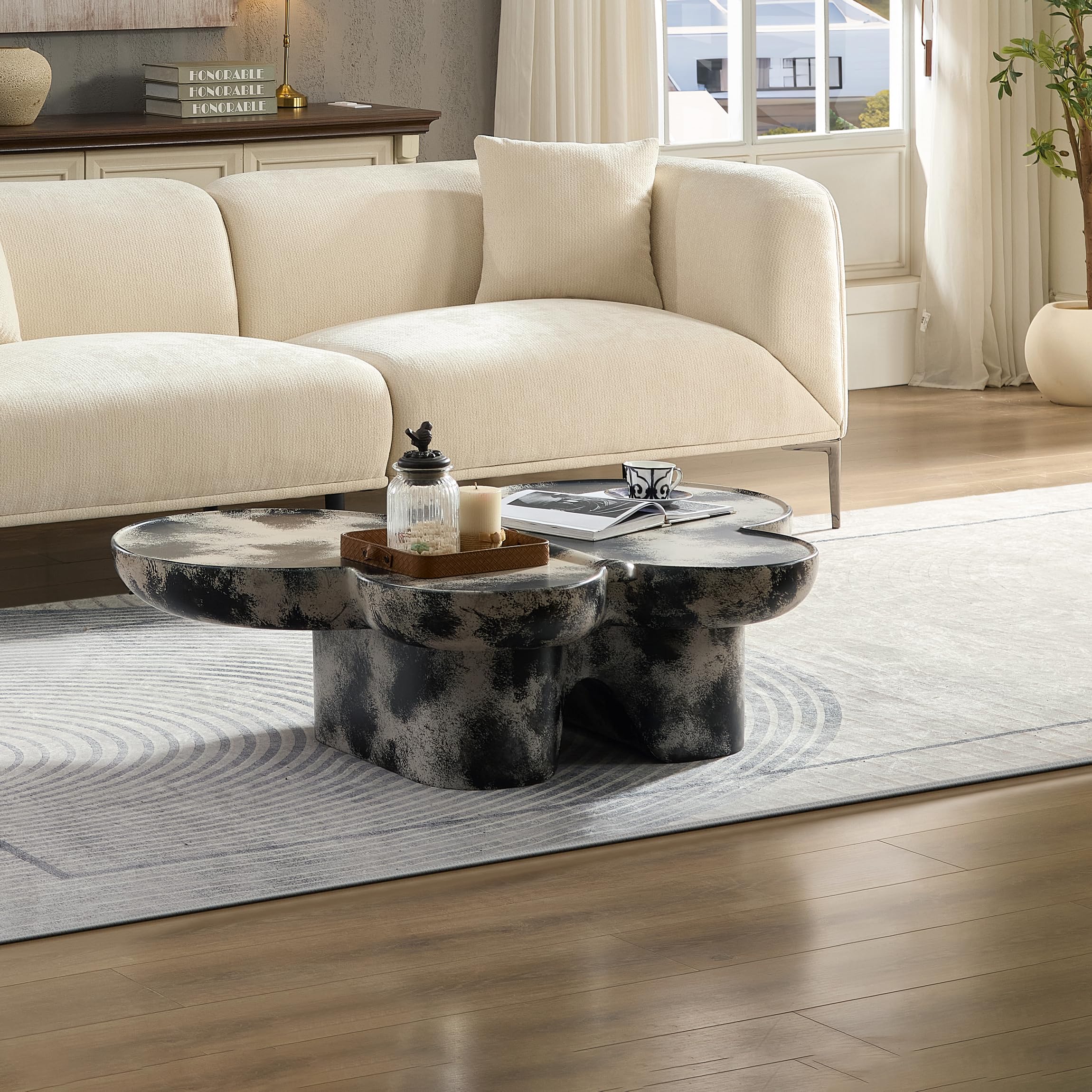 Butterfly Design Art Coffee Table