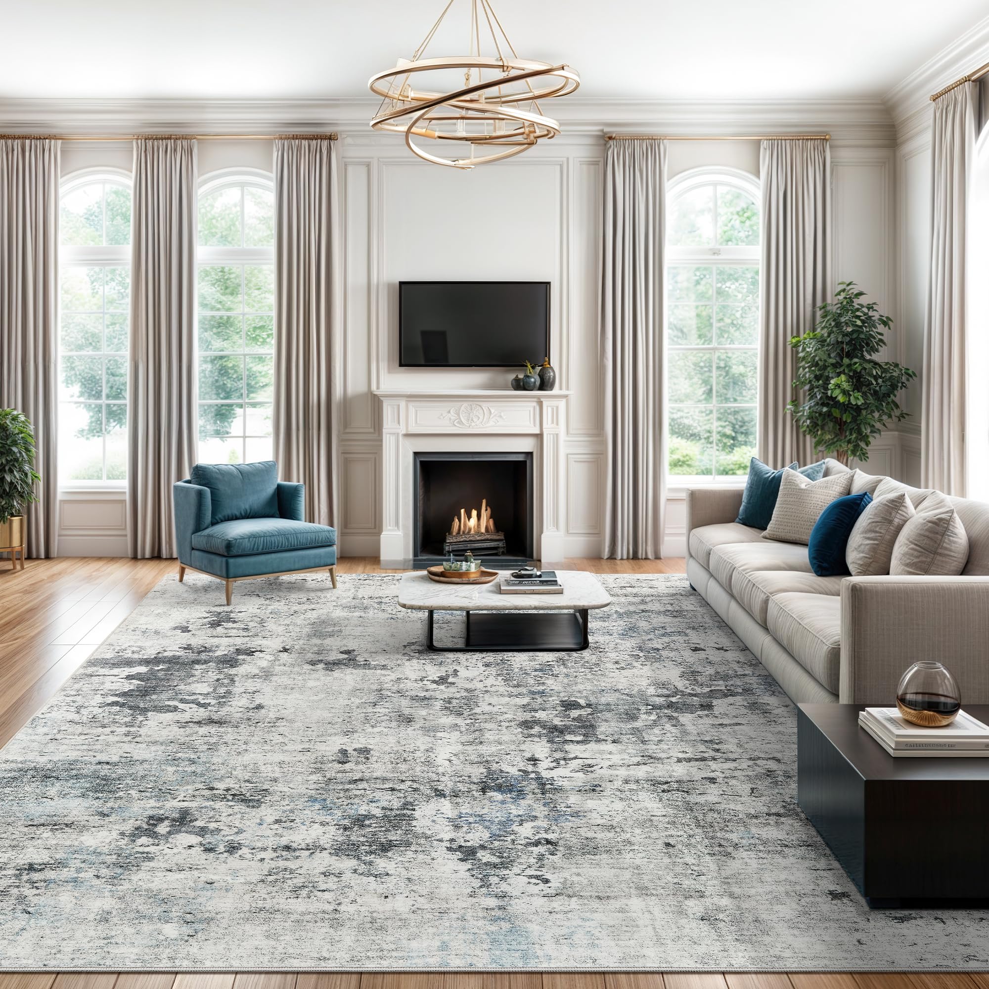 Washable Non-Slip Area Rug