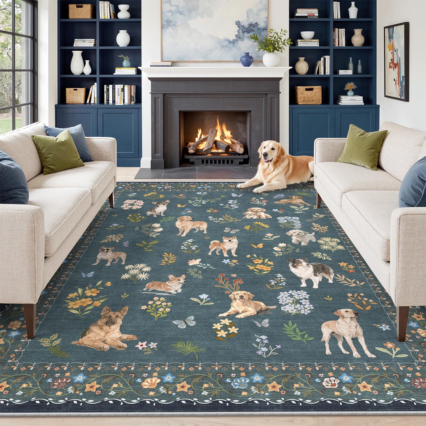 Washable Non-Slip Area Rug