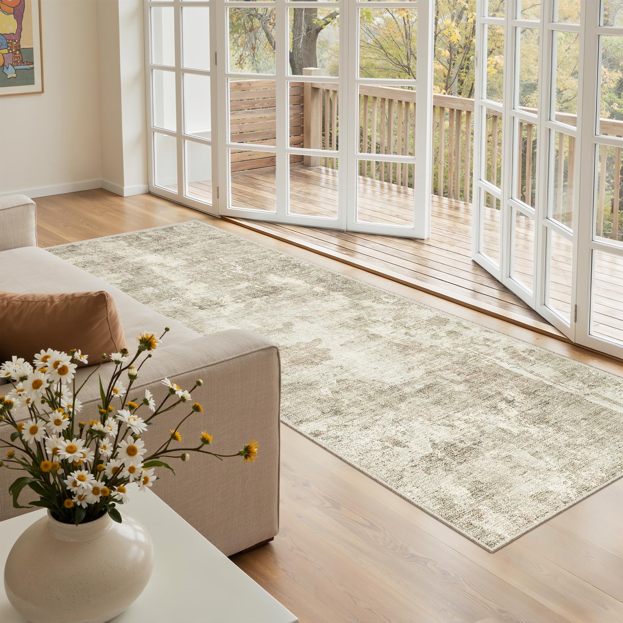 Washable Non-Slip Area Rug