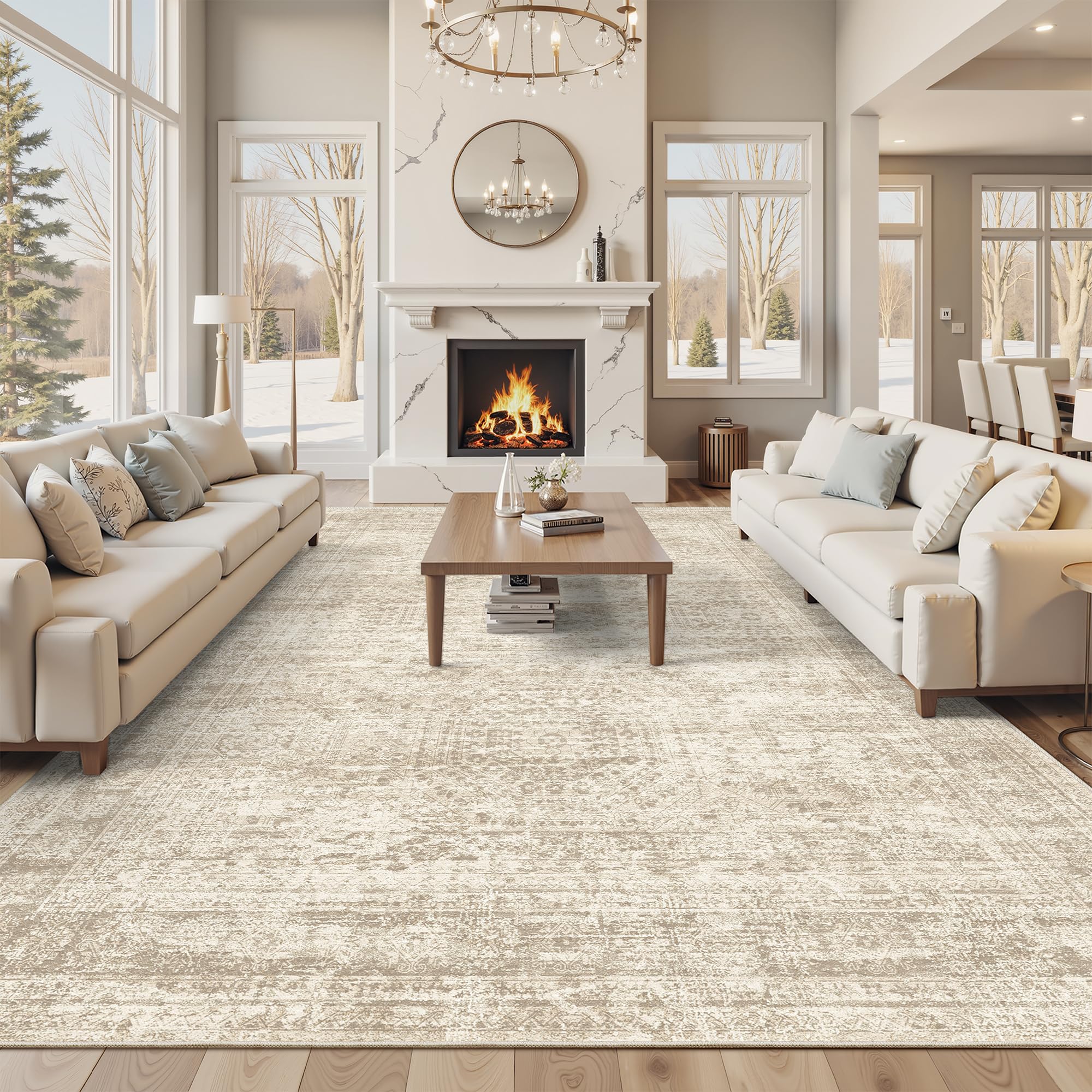 Washable Non-Slip Area Rug