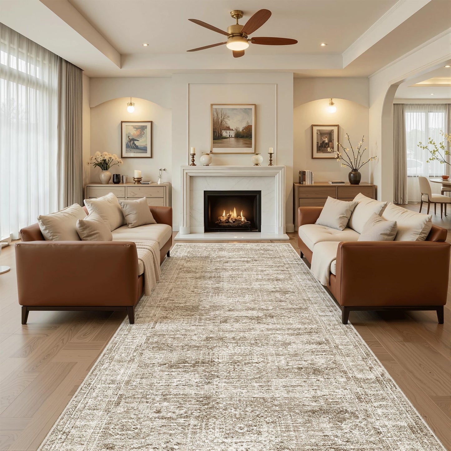 Washable Non-Slip Area Rug