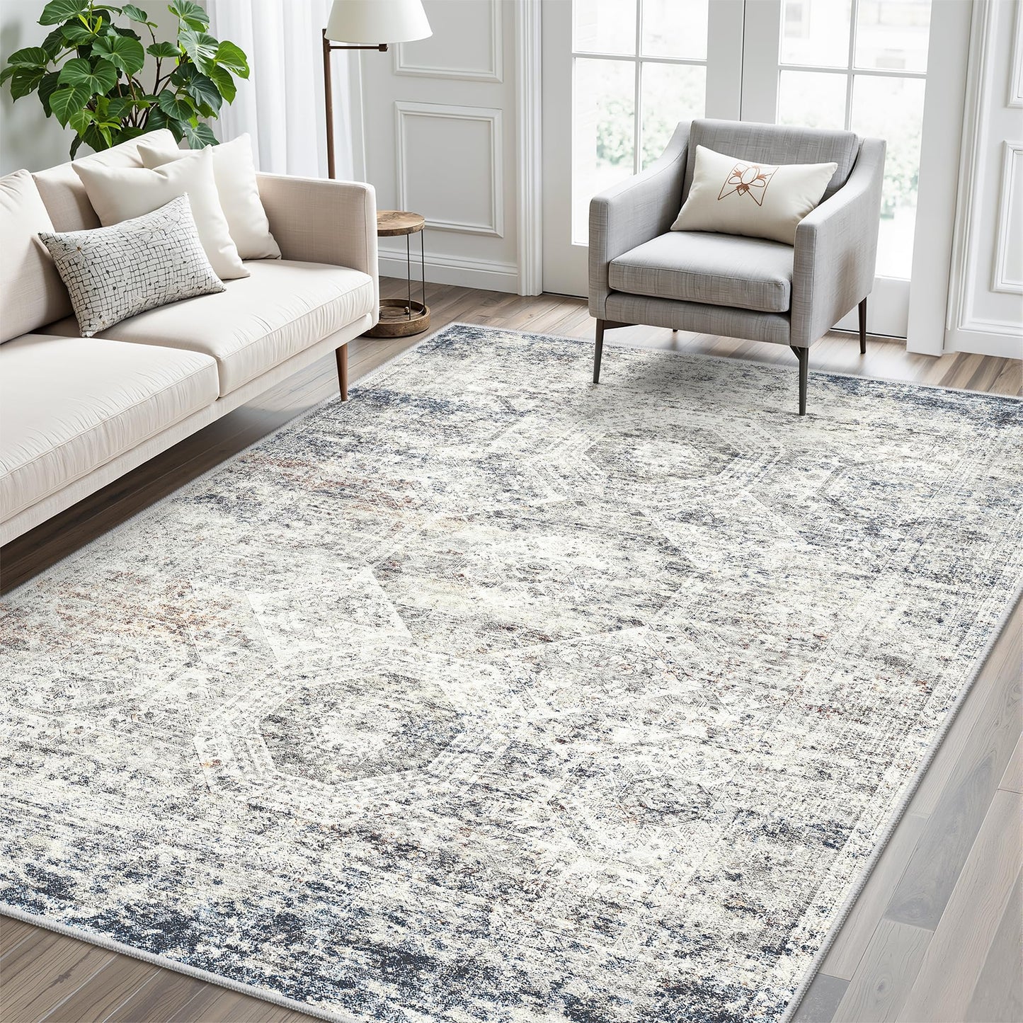 Washable Non-Slip Area Rug