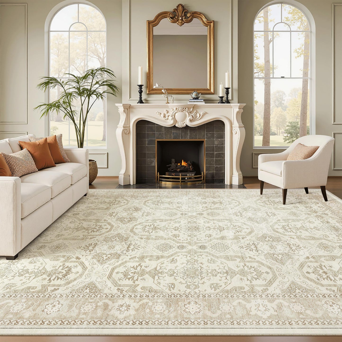 Washable Non-Slip Area Rug