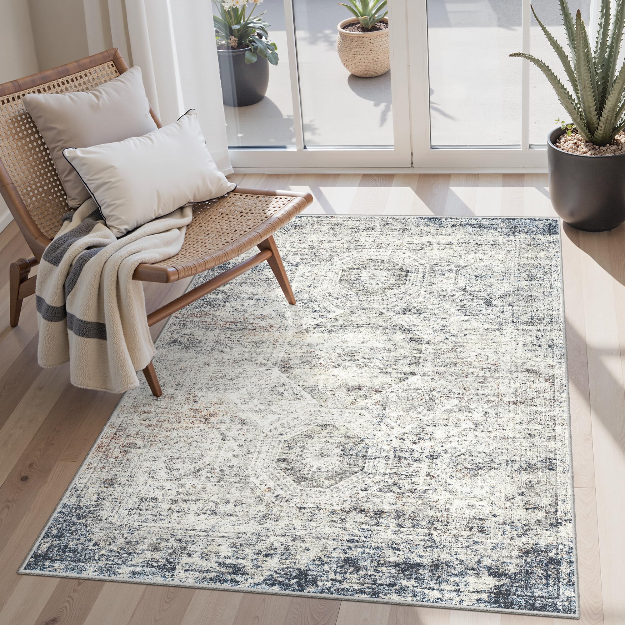 Washable Non-Slip Area Rug