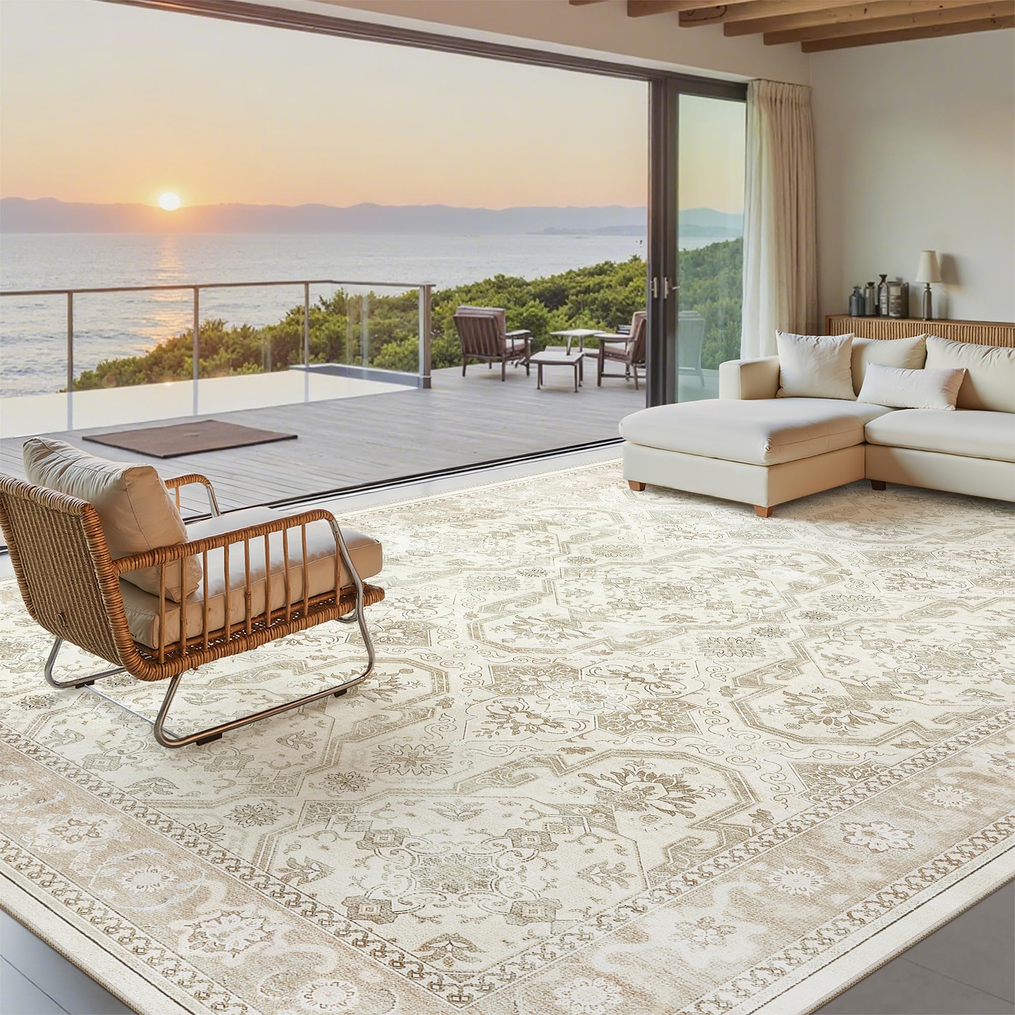 Washable Non-Slip Area Rug