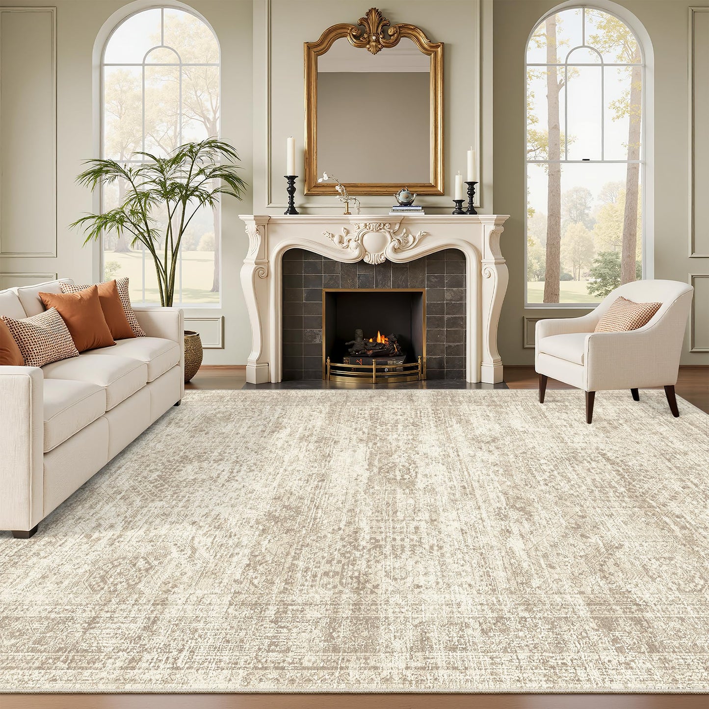 Washable Non-Slip Area Rug