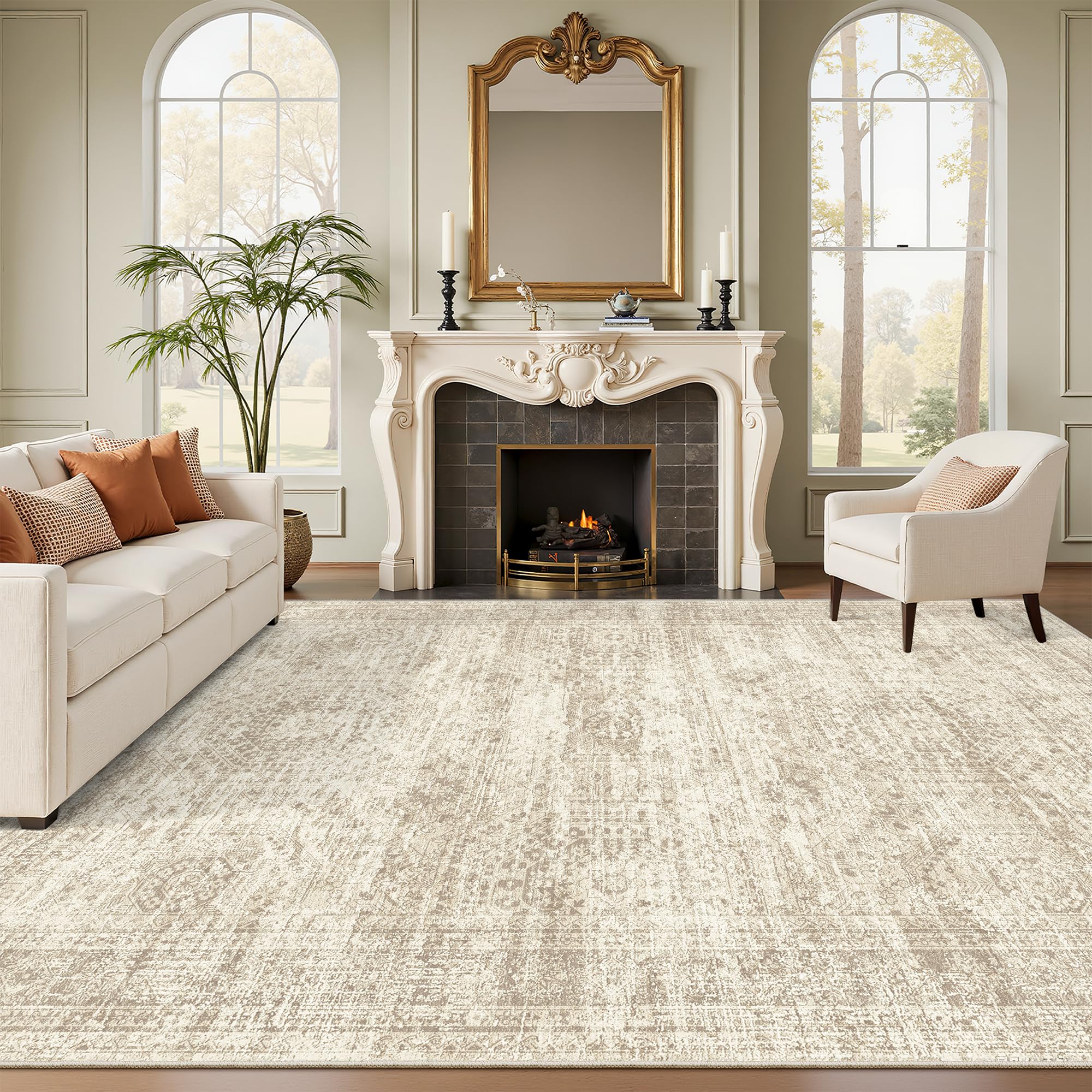 Washable Non-Slip Area Rug