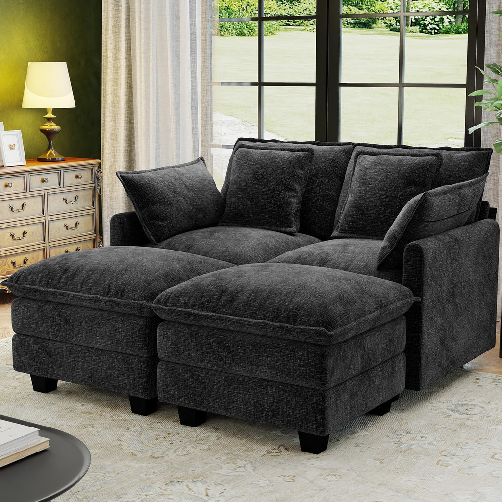 Cloud Modular Sectional Sofa with Ottoman