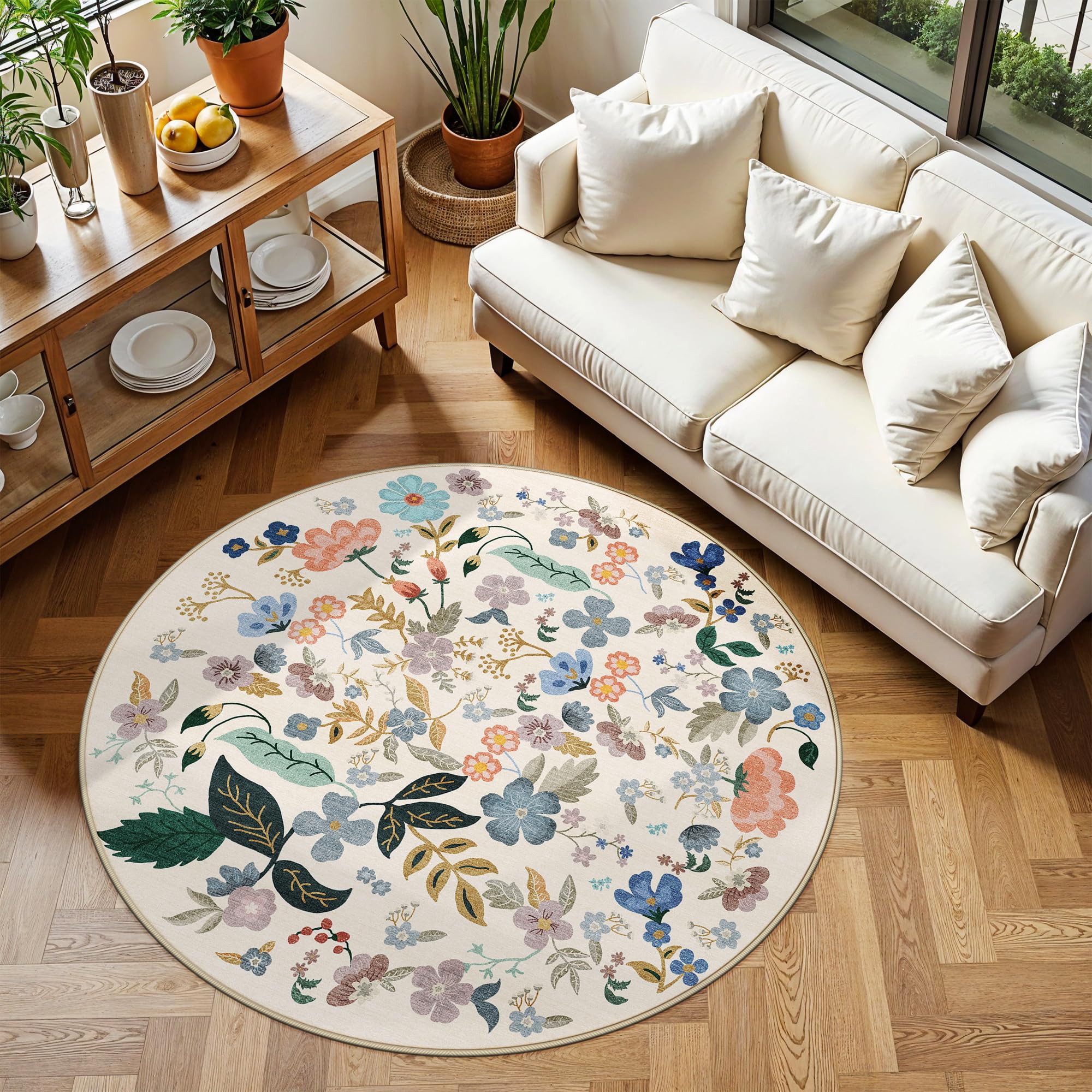 Washable Vintage Runner Rug 2x7