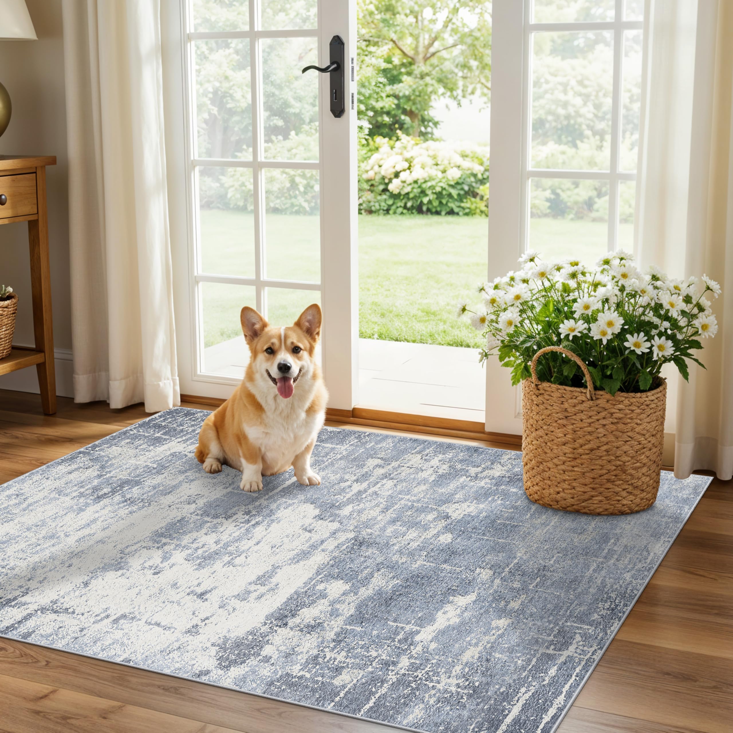 Washable Vintage Runner Rug 2x7