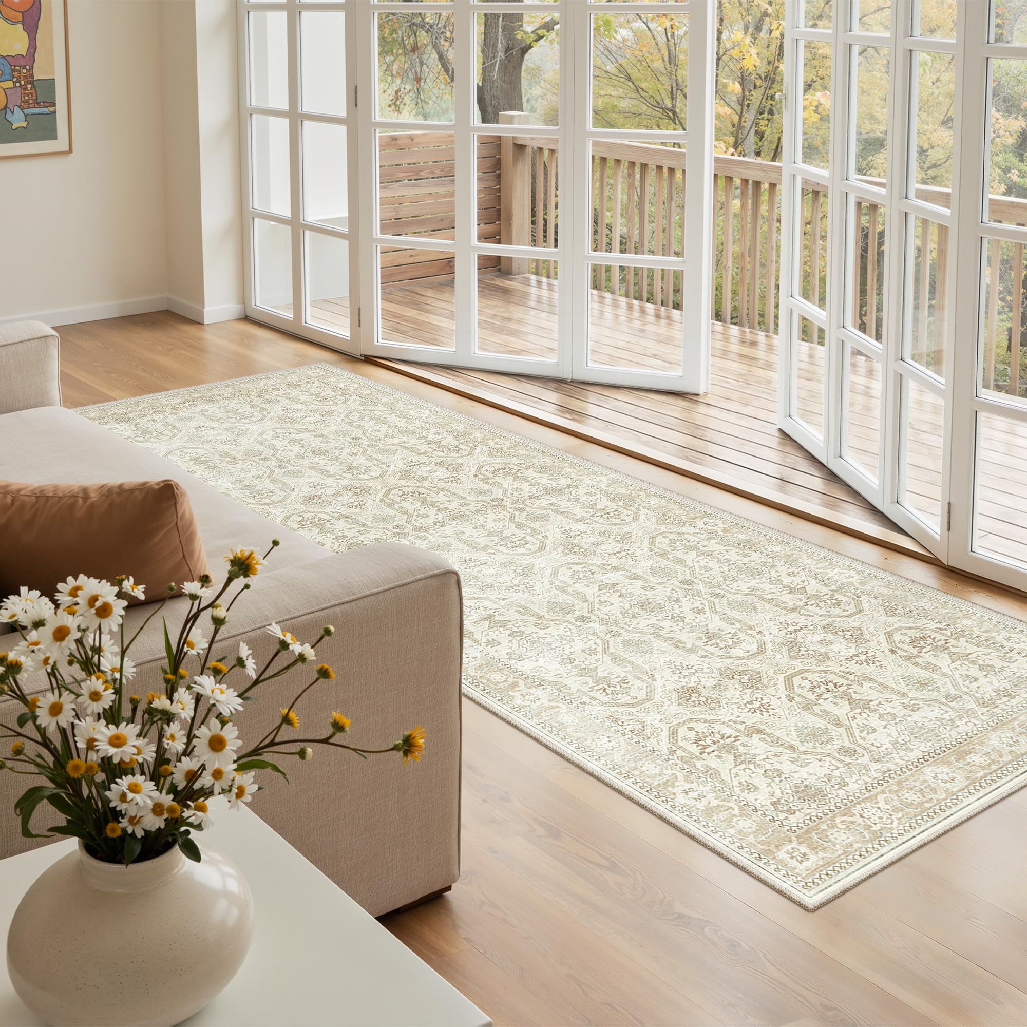Washable Non-Slip Area Rug