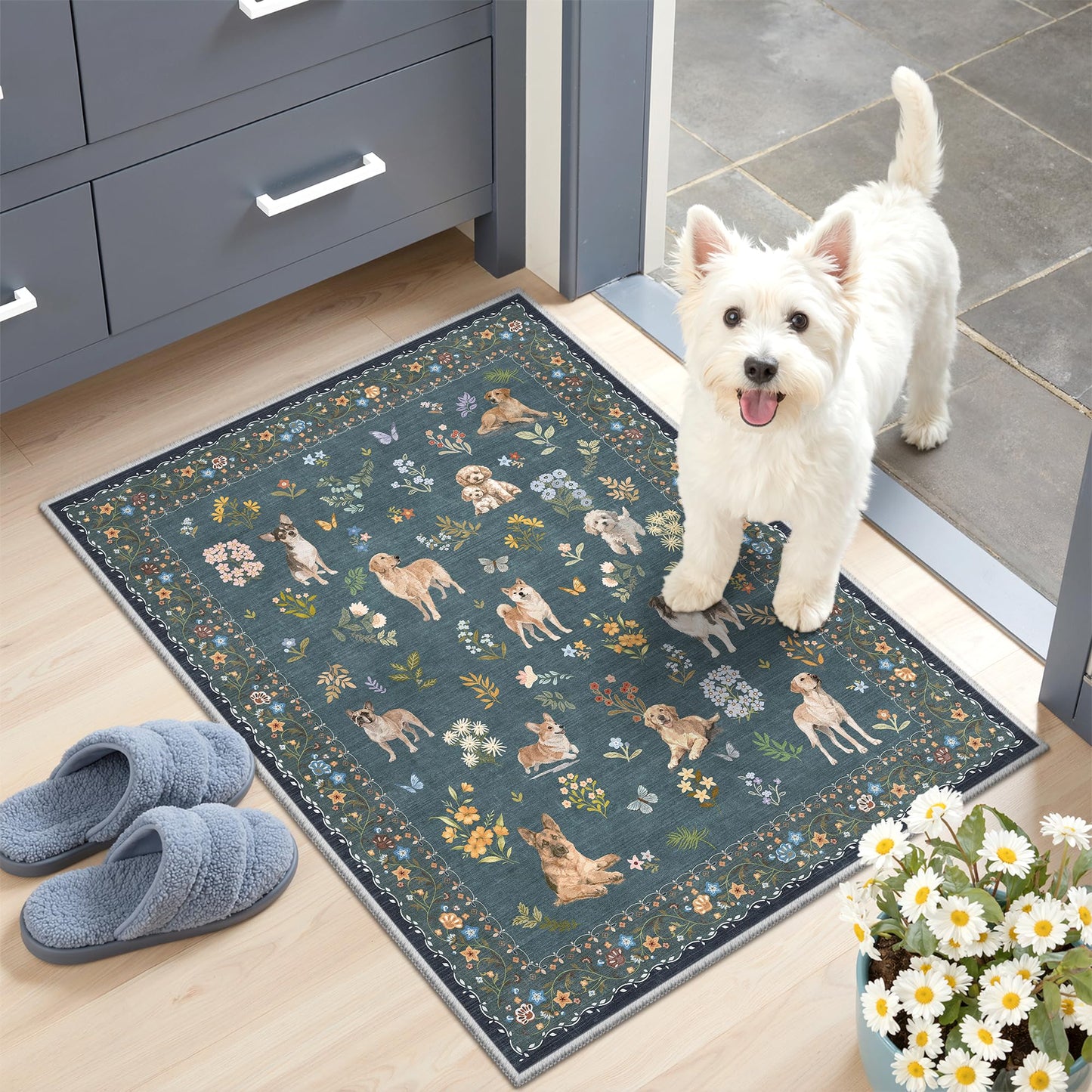 Washable Non-Slip Area Rug
