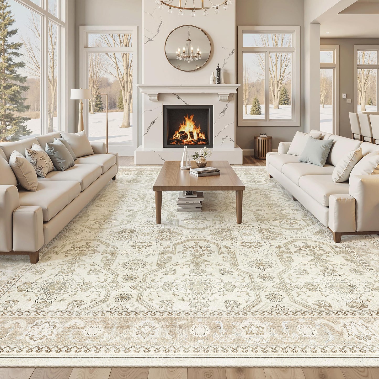 Washable Non-Slip Area Rug