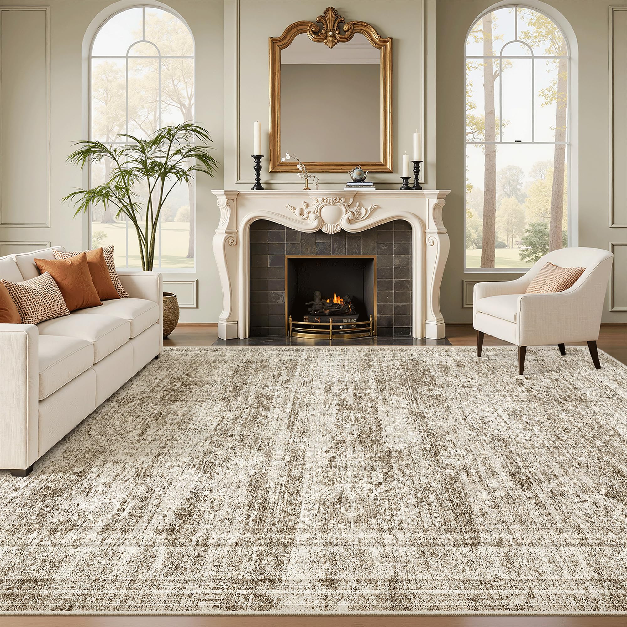 Washable Non-Slip Area Rug