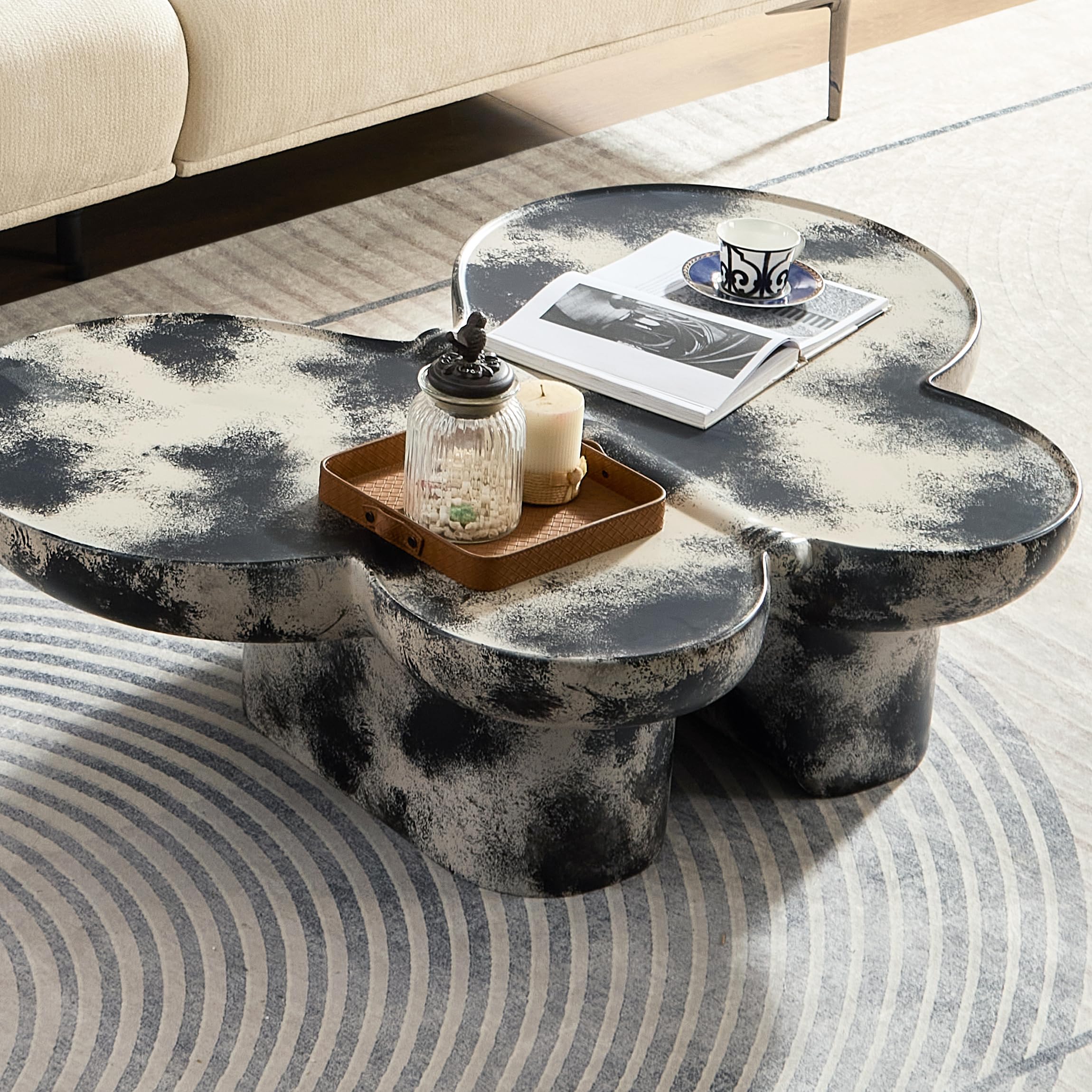 Butterfly Design Art Coffee Table