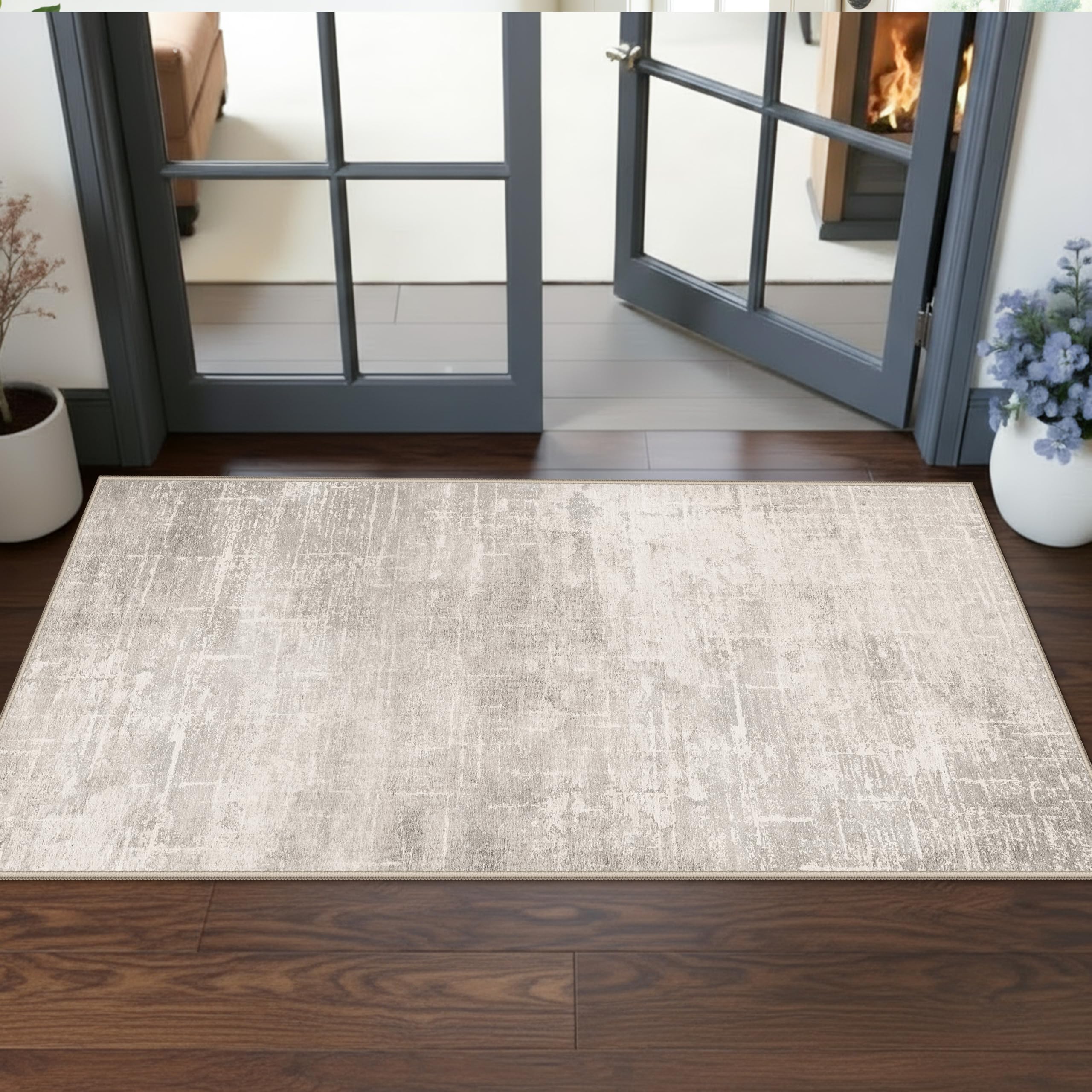 Washable Vintage Runner Rug 2x7