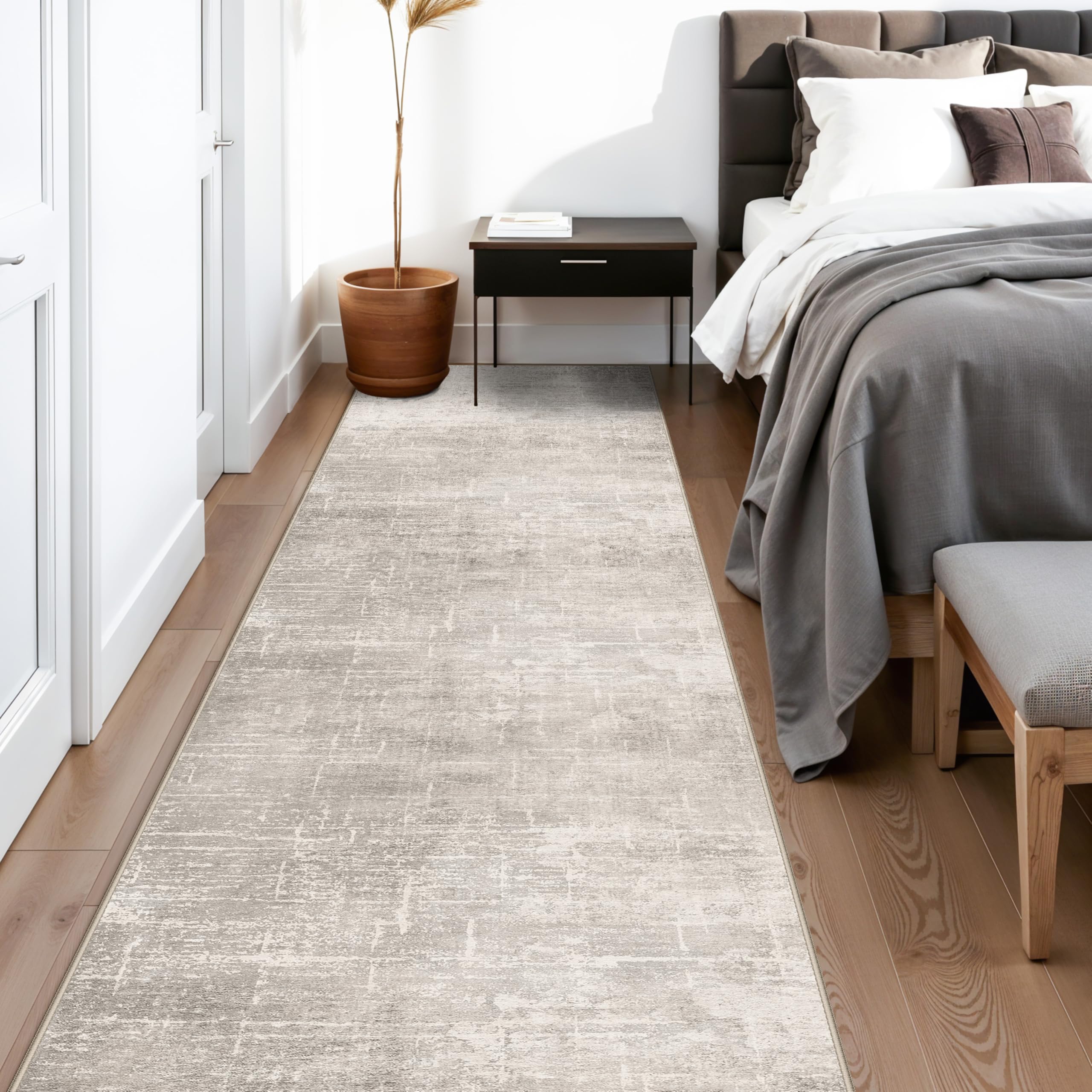 Washable Vintage Runner Rug 2x7