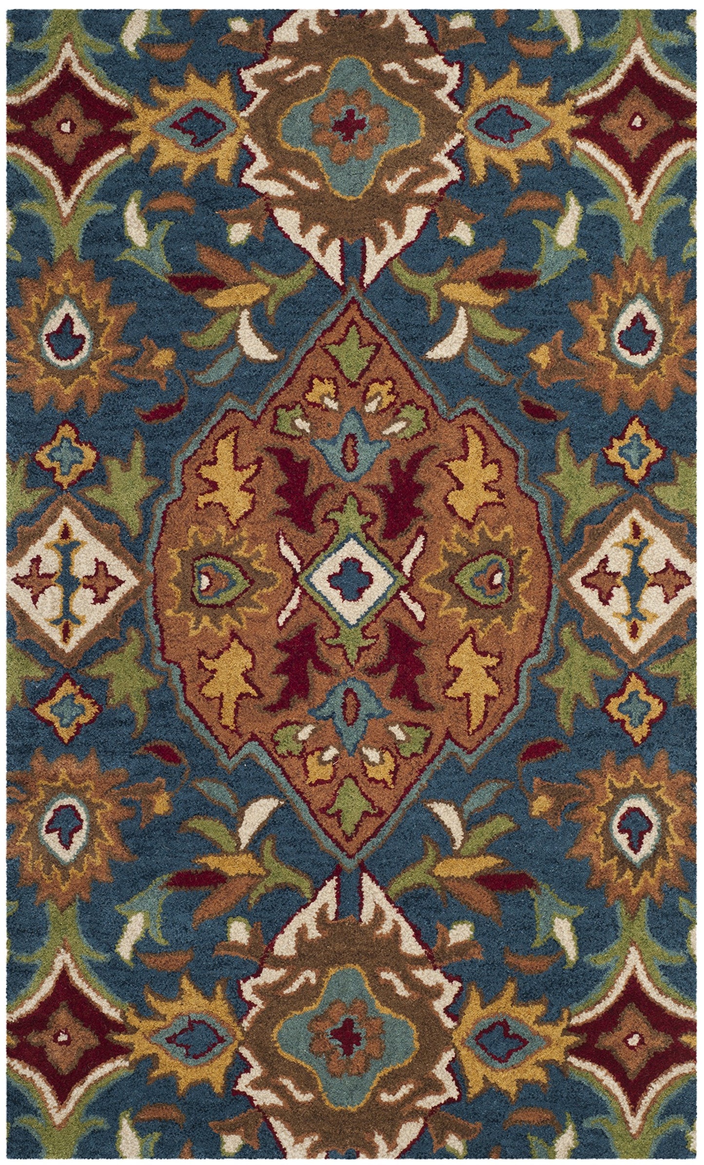 Traditional Oriental Wool Area Rug