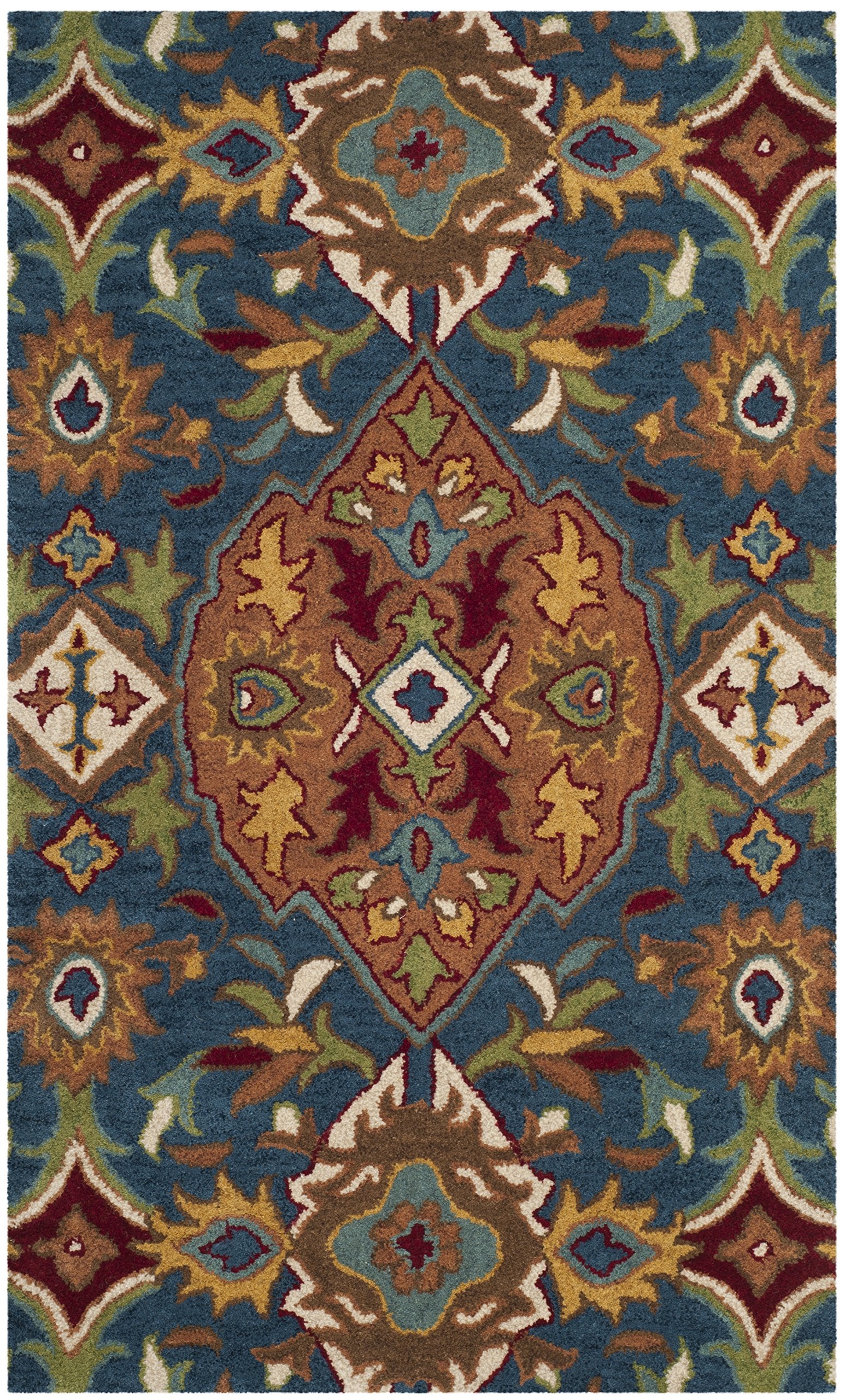 Traditional Oriental Wool Area Rug