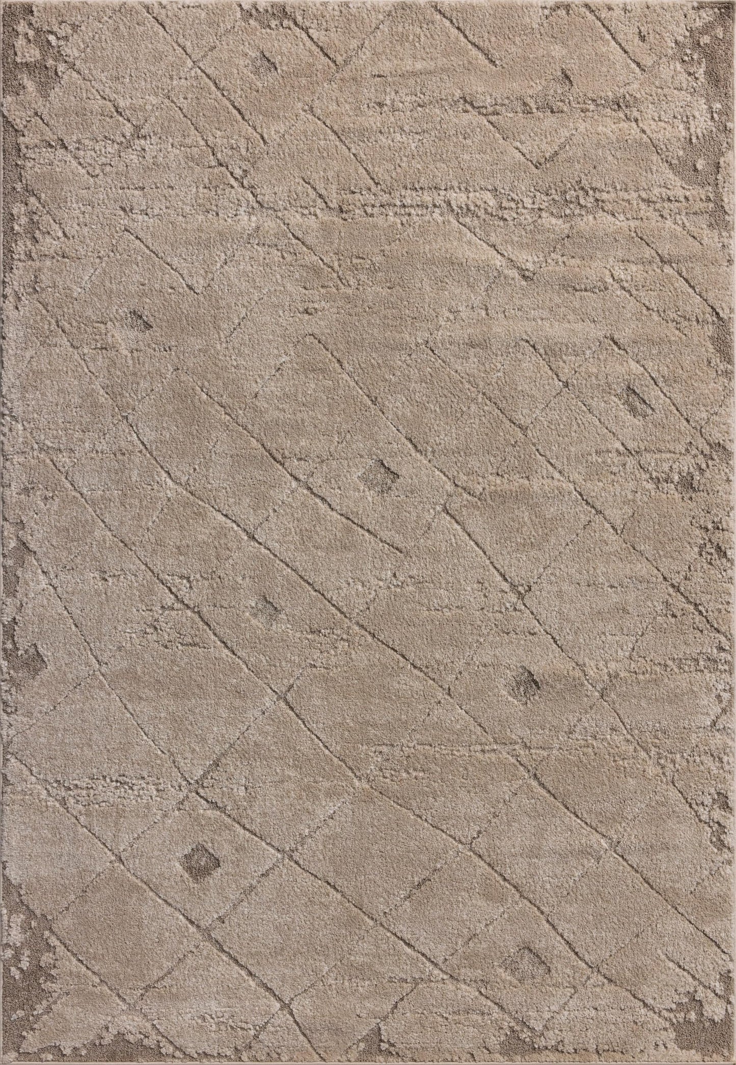 Ivory Abstract Area Rug Collection